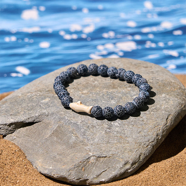 Buddha Stones天然瑪瑙石 鮫の知恵ブレスレット - image 9
