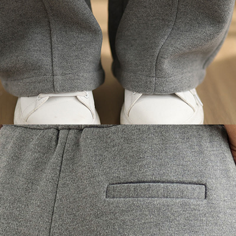 Buddha Stonesカジュアル 厚手 レディース ポリエステル ストレートレッグパンツ ポケット付き - image 13