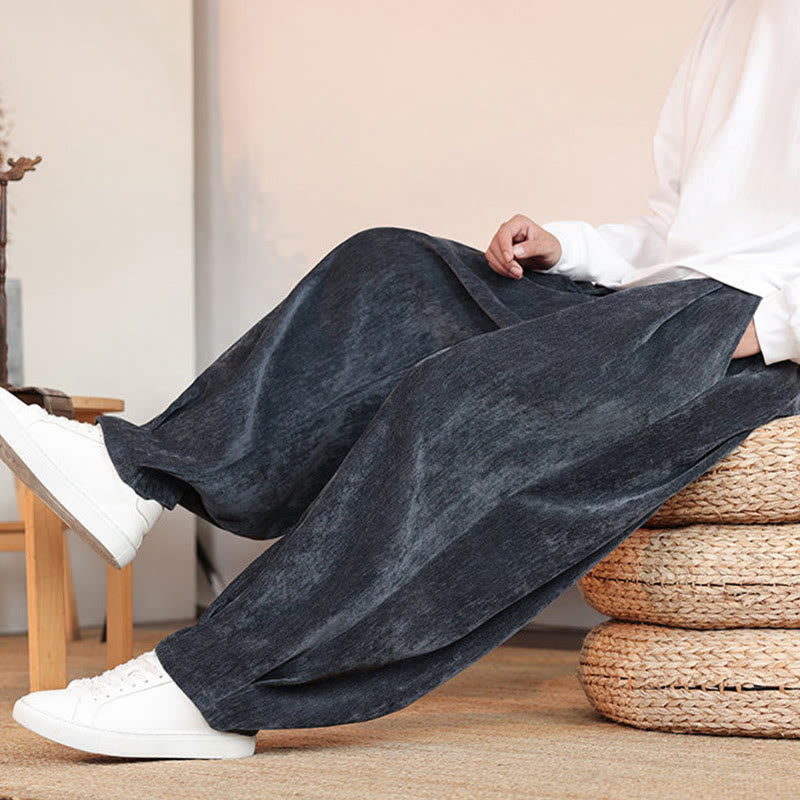 Buddha Stonesカジュアル 無地 シンプルデザイン メンズ コットンパンツ ポケット付き - image 24