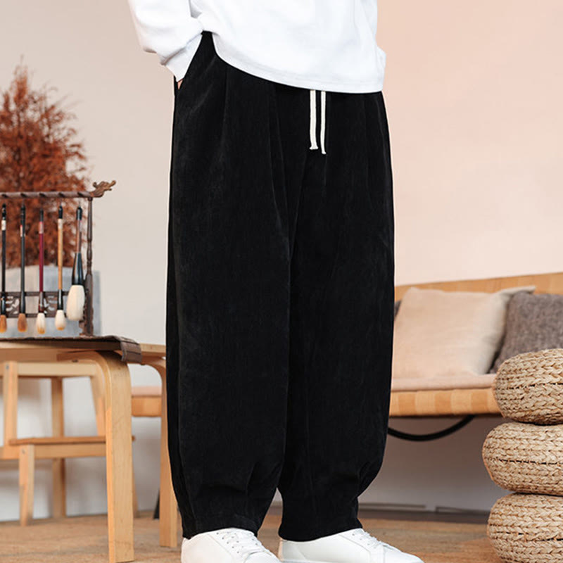Buddha Stonesカジュアル 無地 シンプルデザイン メンズ コットンパンツ ポケット付き - image 13