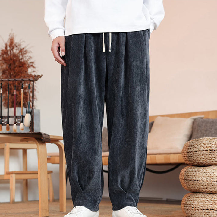 Buddha Stonesカジュアル 無地 シンプルデザイン メンズ コットンパンツ ポケット付き - image 18