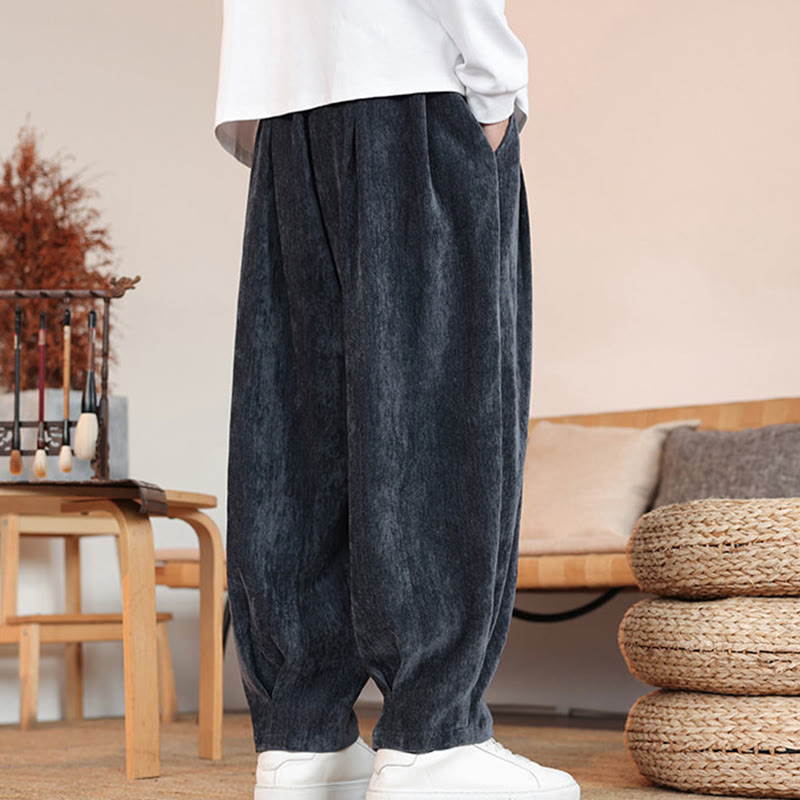 Buddha Stonesカジュアル 無地 シンプルデザイン メンズ コットンパンツ ポケット付き - image 22