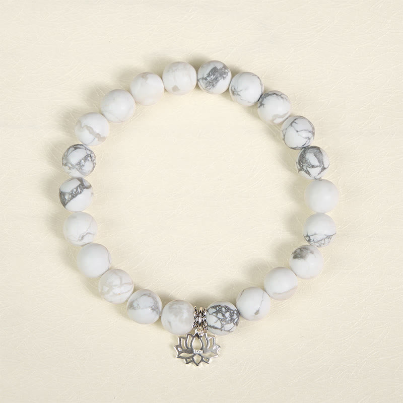 Buddha Stones 925スターリングシルバー ロータスデザイン 天然ホワイト開運財運ブレスレット - image 12