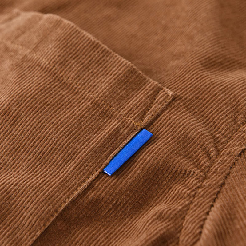 Buddha Stonesプレーンボタンダウン コットンコーデュロイ メンズ 長袖ジャケット - image 14