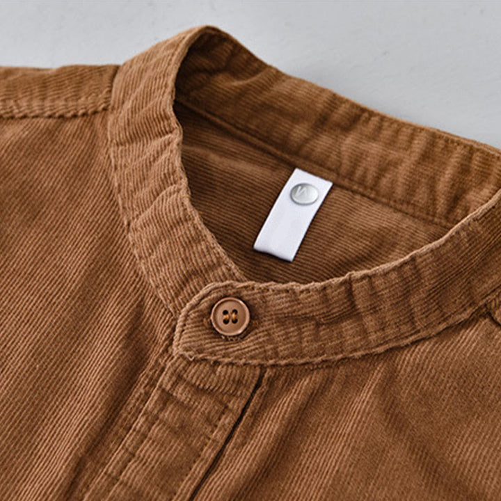 Buddha Stonesプレーンボタンダウン コットンコーデュロイ メンズ 長袖ジャケット - image 13