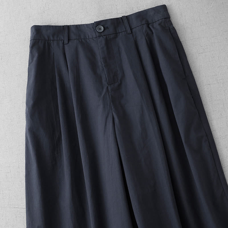 Buddha Stonesカジュアル 無地 ポリエステル レディース 7-8丈 ワイドレッグパンツ ポケット付き - image 13