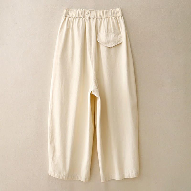 Buddha Stonesカジュアルロープ レディース コットンポリエステル ポケット付きパンツ - image 6