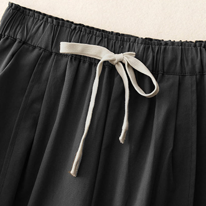 Buddha Stonesカジュアルロープ レディース コットンポリエステル ポケット付きパンツ - image 15