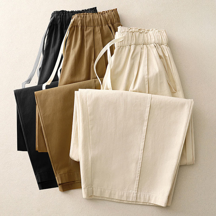 Buddha Stonesカジュアルロープ レディース コットンポリエステル ポケット付きパンツ - image 18