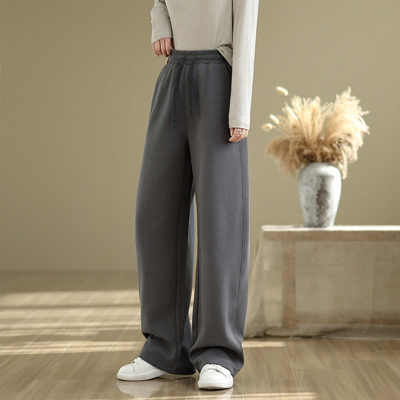 Buddha Stonesカジュアルロープ レディース コットン ストレートレッグパンツ ポケット付き - image 5