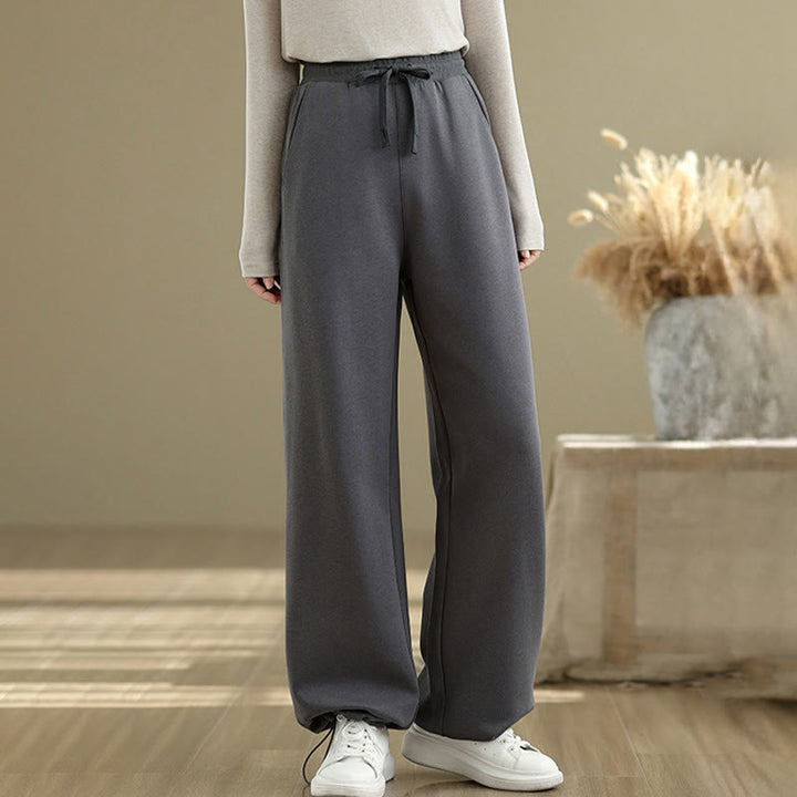 Buddha Stonesカジュアルロープ レディース コットン ストレートレッグパンツ ポケット付き - image 6