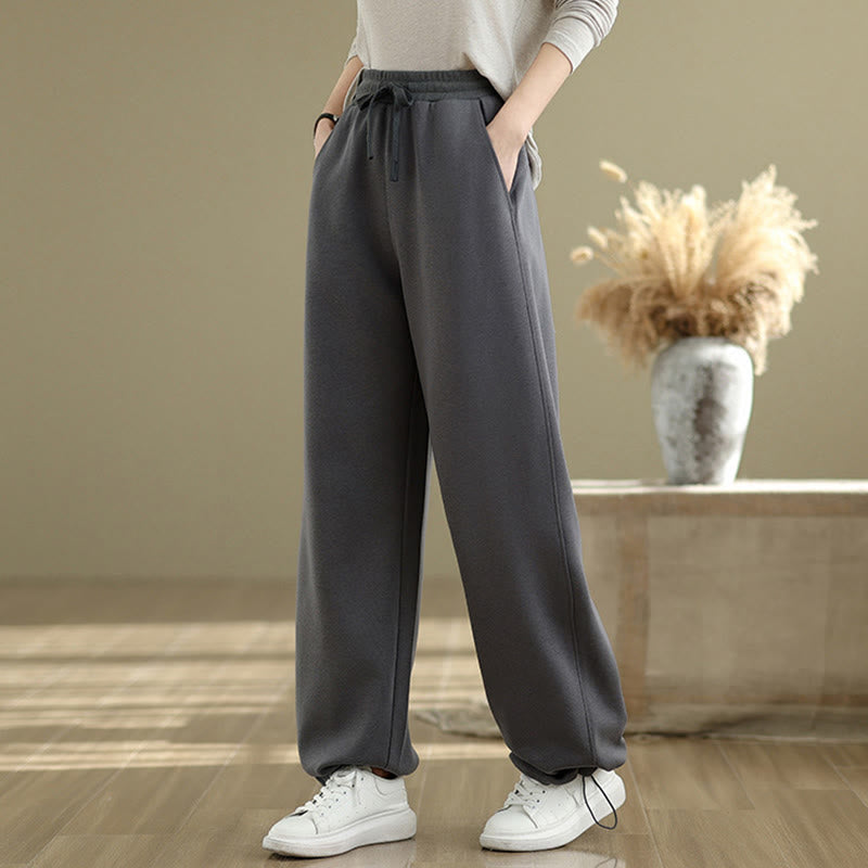 Buddha Stonesカジュアルロープ レディース コットン ストレートレッグパンツ ポケット付き - image 4