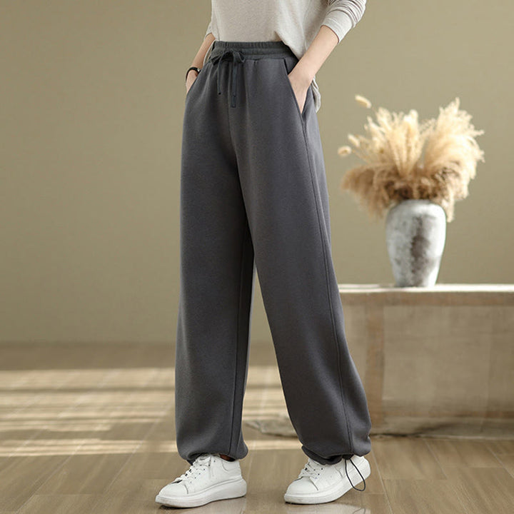 Buddha Stonesカジュアルロープ レディース コットン ストレートレッグパンツ ポケット付き - image 4