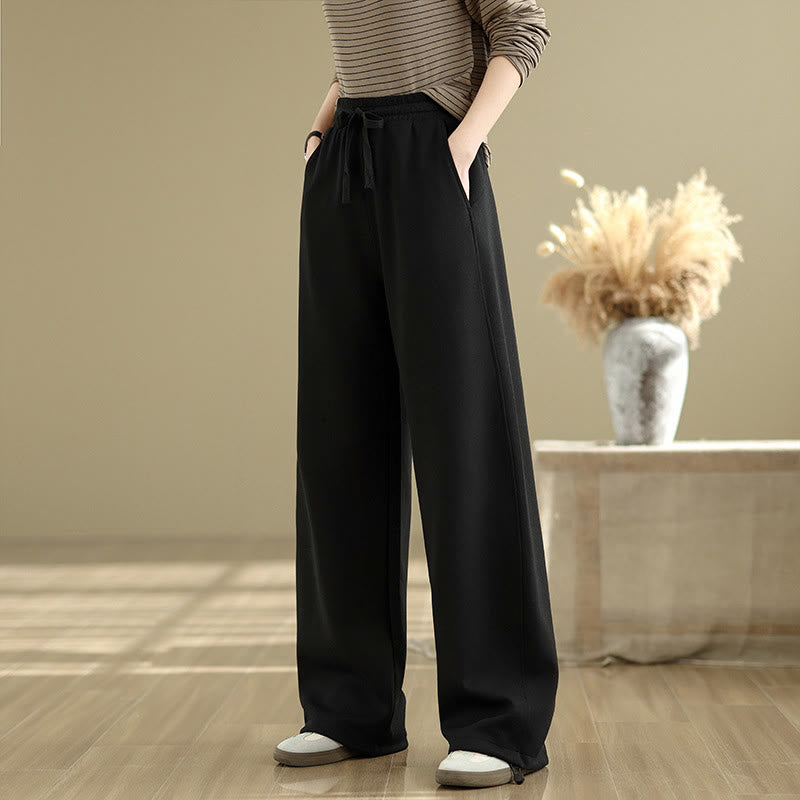 Buddha Stonesカジュアルロープ レディース コットン ストレートレッグパンツ ポケット付き - image 8