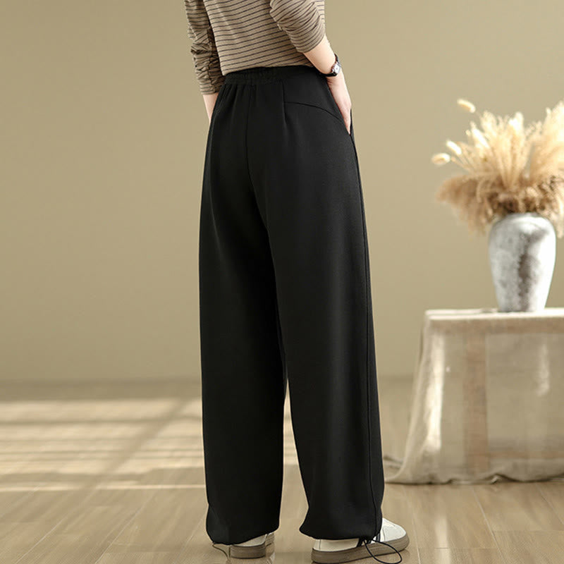 Buddha Stonesカジュアルロープ レディース コットン ストレートレッグパンツ ポケット付き - image 9
