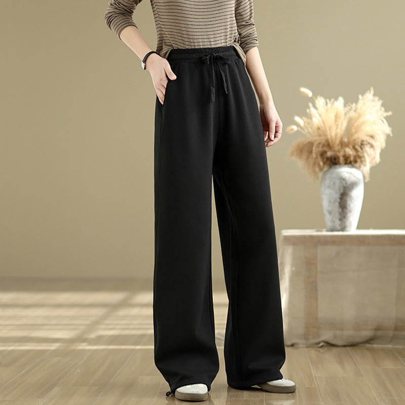 Buddha Stonesカジュアルロープ レディース コットン ストレートレッグパンツ ポケット付き - image 12