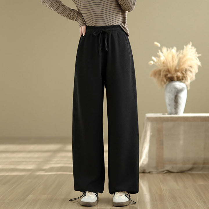 Buddha Stonesカジュアルロープ レディース コットン ストレートレッグパンツ ポケット付き - image 10