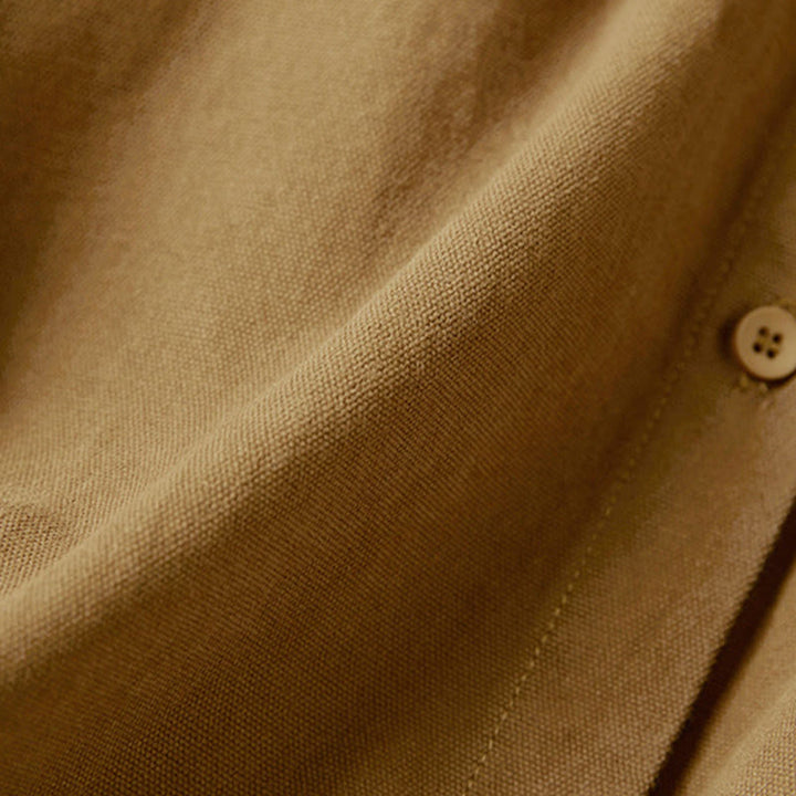 Buddha Stonesカジュアルボタンデザイン レディース スタンドカラー 長袖 コットンシャツ - image 12