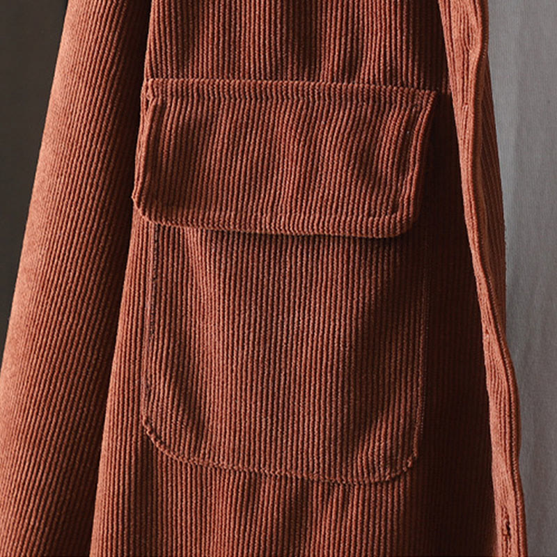 Buddha Stonesコーデュロイ レディース コットン 長袖 ジャケット ポケット付き - image 10