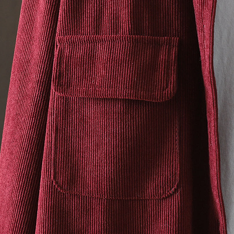 Buddha Stonesコーデュロイ レディース コットン 長袖 ジャケット ポケット付き - image 16