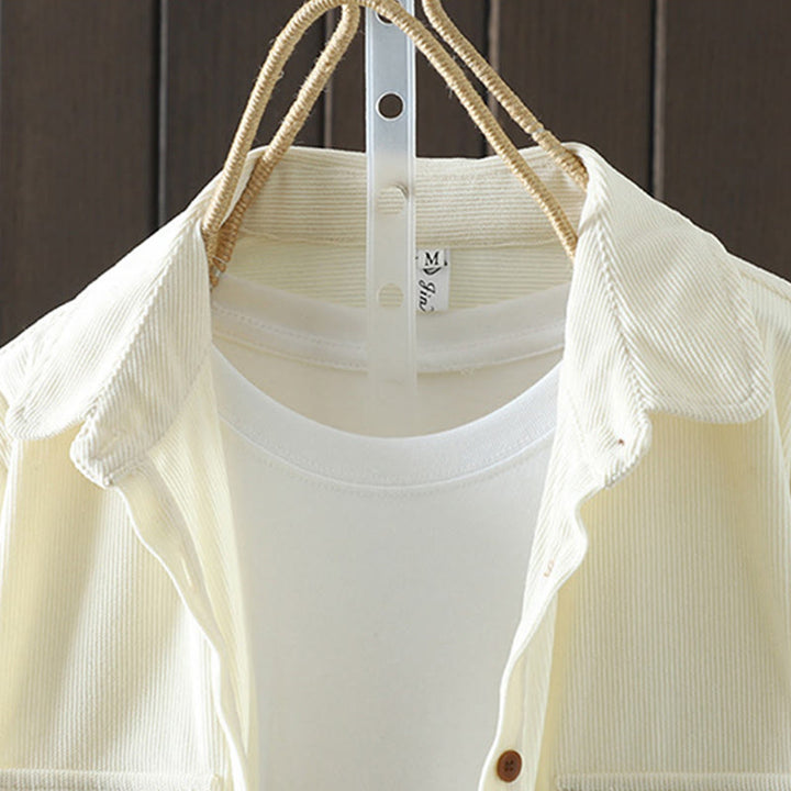 Buddha Stonesコーデュロイ レディース コットン 長袖 ジャケット ポケット付き - image 25