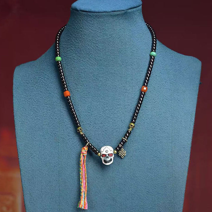 Buddha Stonesチベット ココナッツシェル 屍の王 森の幸運を呼ぶブレスレット - image 2