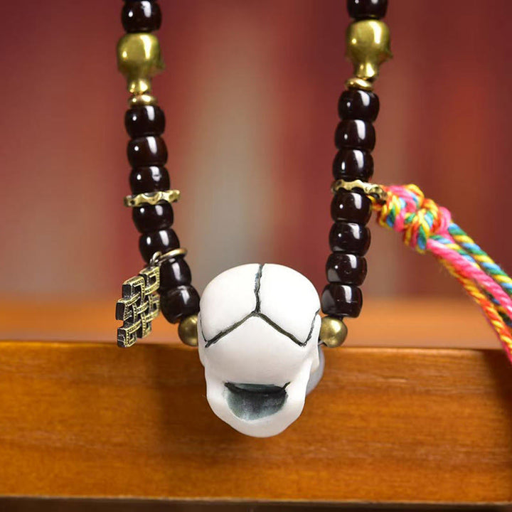 Buddha Stonesチベット ココナッツシェル 屍の王 森の幸運を呼ぶブレスレット - image 5