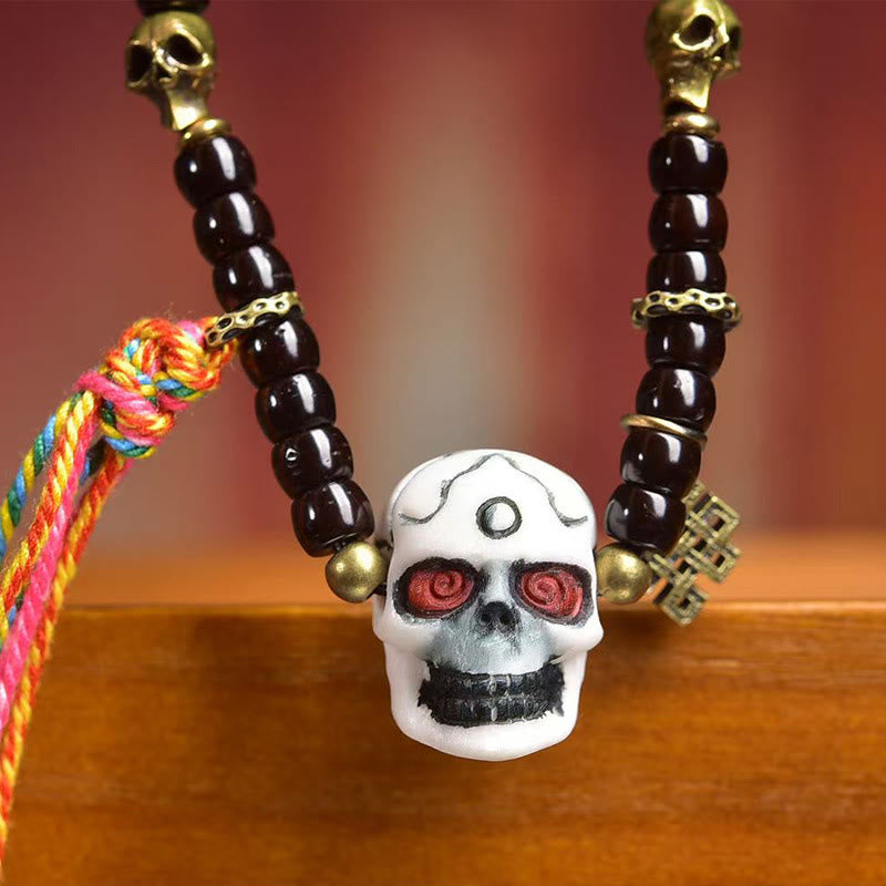 Buddha Stonesチベット ココナッツシェル 屍の王 森の幸運を呼ぶブレスレット - image 3