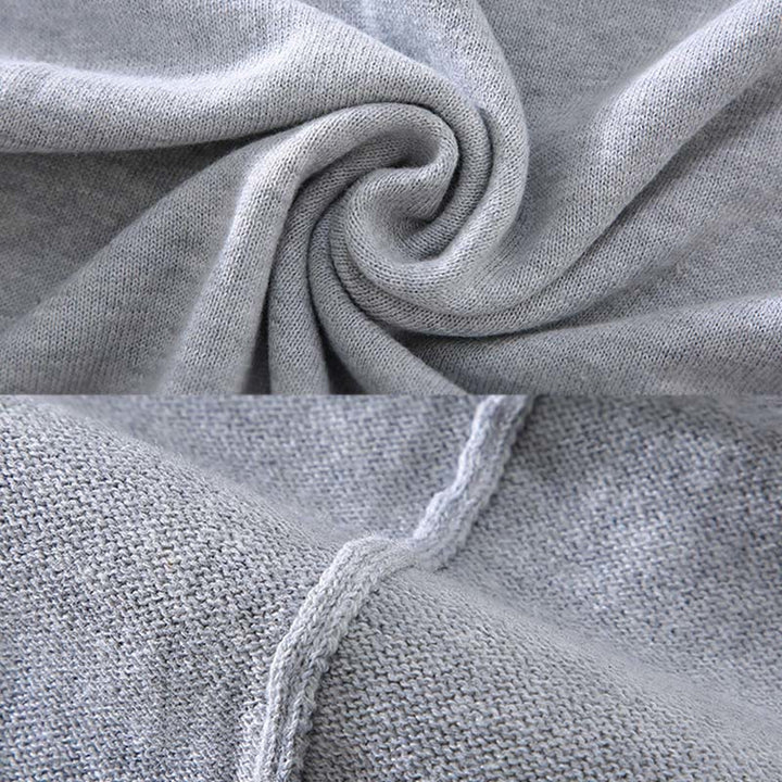 Buddha Stonesリブデザイン ピュアコットン サーマル メンズ クルーネック 長袖 セーター - image 8