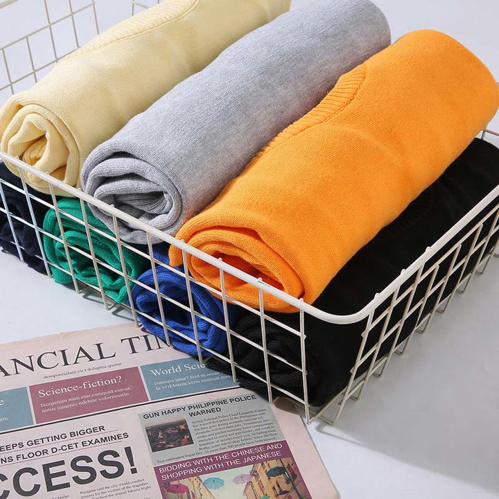 Buddha Stonesリブデザイン ピュアコットン サーマル メンズ クルーネック 長袖 セーター - image 15