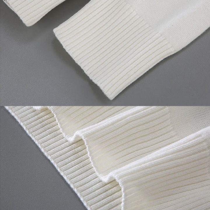 Buddha Stonesカラーコントラストストライプハーフジッパーデザインコットンメンズ長袖セーター - image 7