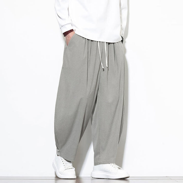 Buddha Stonesメンズ 無地 ピュアコットン コーデュロイ アンクル丈 ハーレムパンツ ポケット付き - image 10
