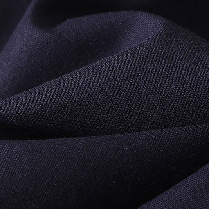 Buddha Stones刺繍柄ポリエステルレディースワイドレッグパンツ（ポケット付き） - image 19
