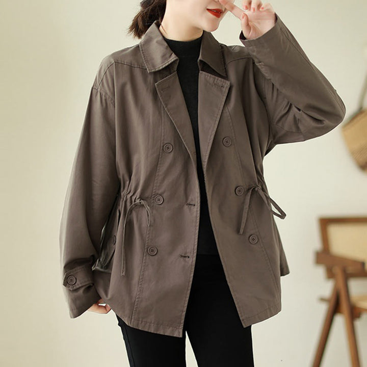 Buddha Stonesレディース 長袖ボタンコットンジャケット - シエナ - US14、 UK/AU18、 EU46 (2XL) - image 0
