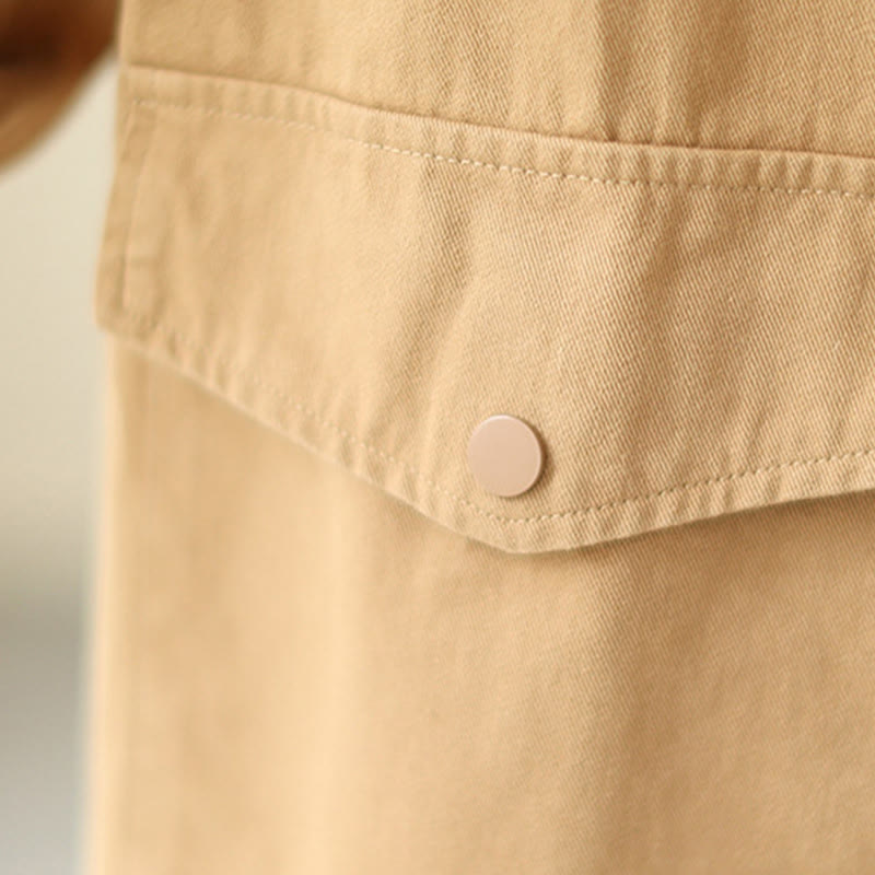 Buddha Stonesレディース 長袖 ボタン コットン ジャケット ポケット付き - image 12