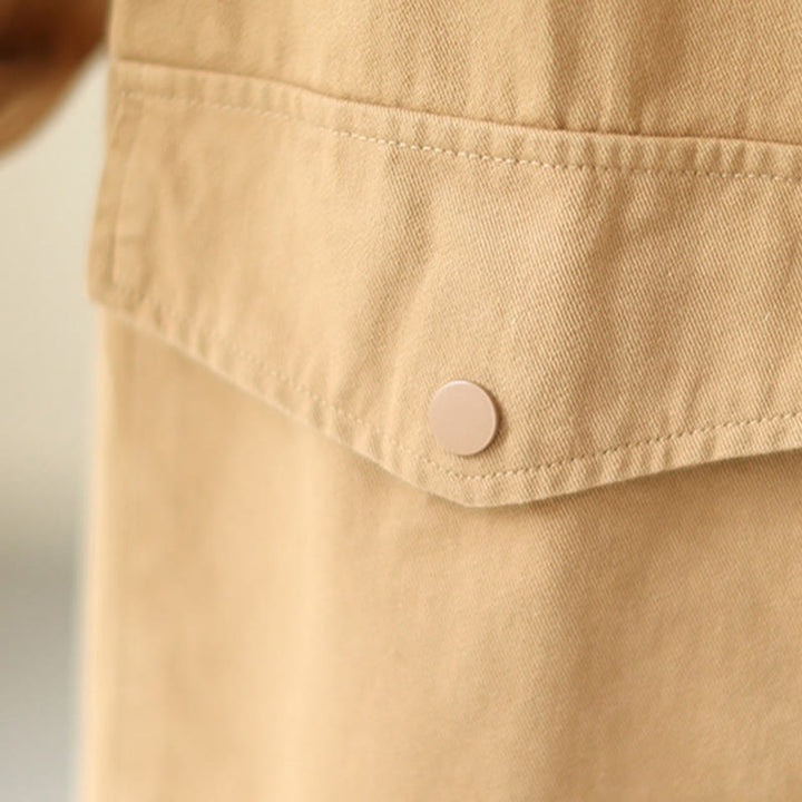 Buddha Stonesレディース 長袖 ボタン コットン ジャケット ポケット付き - image 12