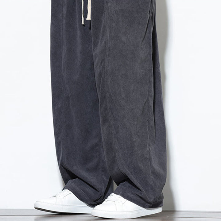 Buddha Stonesプレーンドローストリング ピュアコットンコーデュロイ メンズ ハーレムパンツ ポケット付き - image 22