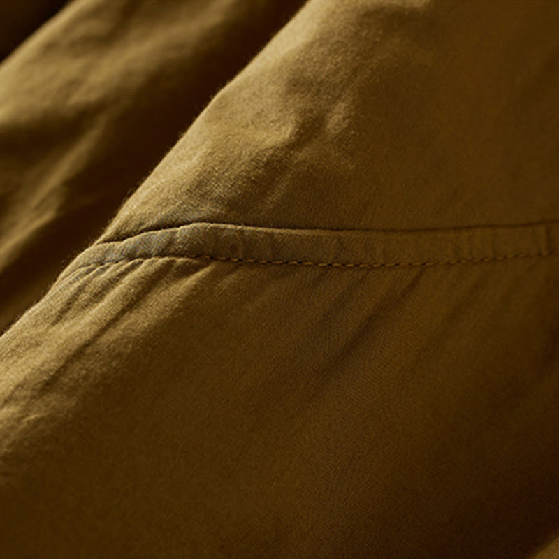 Buddha Stones無地コットンパッド入りレディースハーレムコットン厚手パンツ（ポケット付き） - image 3