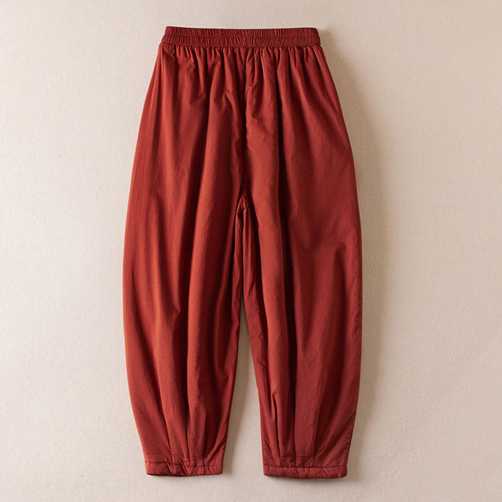 Buddha Stones無地 レディース ハーレム 厚手パンツ ポケット付き - image 16