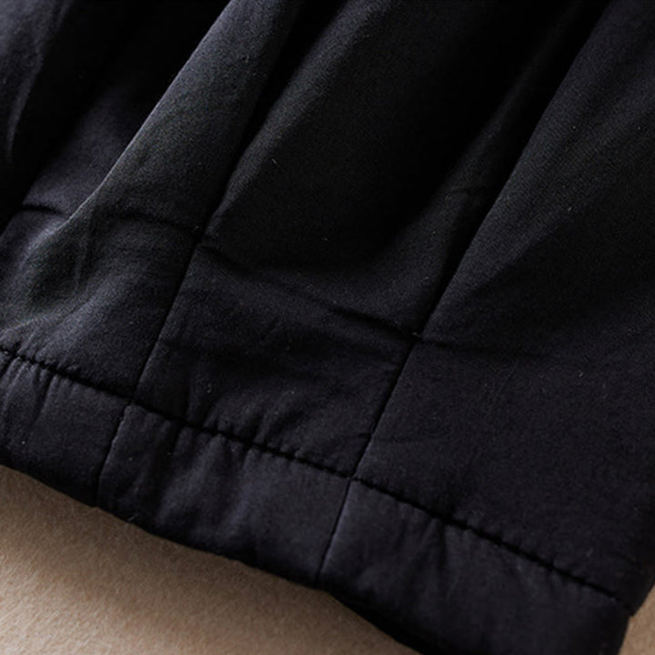 Buddha Stones無地コットンパッド入りレディースハーレムコットン厚手パンツ（ポケット付き） - image 25