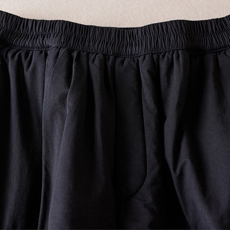 Buddha Stones無地コットンパッド入りレディースハーレムコットン厚手パンツ（ポケット付き） - image 27