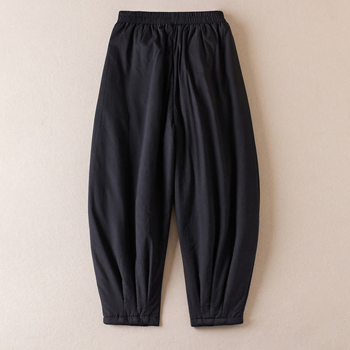 Buddha Stones無地 レディース ハーレム 厚手パンツ ポケット付き - image 23