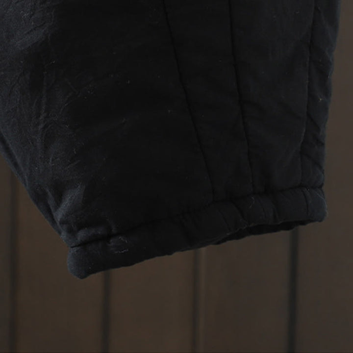 Buddha Stones無地 暖かい コットンパッド レディース ハーレム コットンパンツ ポケット付き - image 16