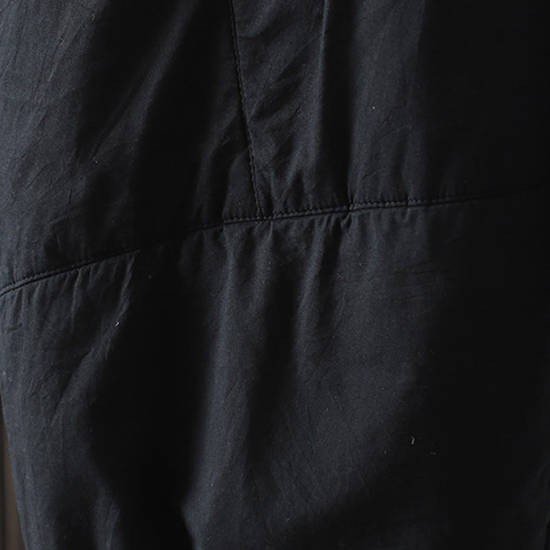 Buddha Stones無地 暖かい コットンパッド レディース ハーレム コットンパンツ ポケット付き - image 13