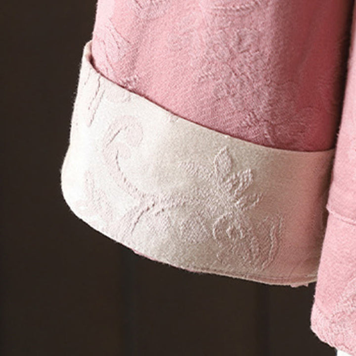 Buddha Stonesカジュアル レディース 花柄 長袖 スタンドカラー コットンシャツ - image 14