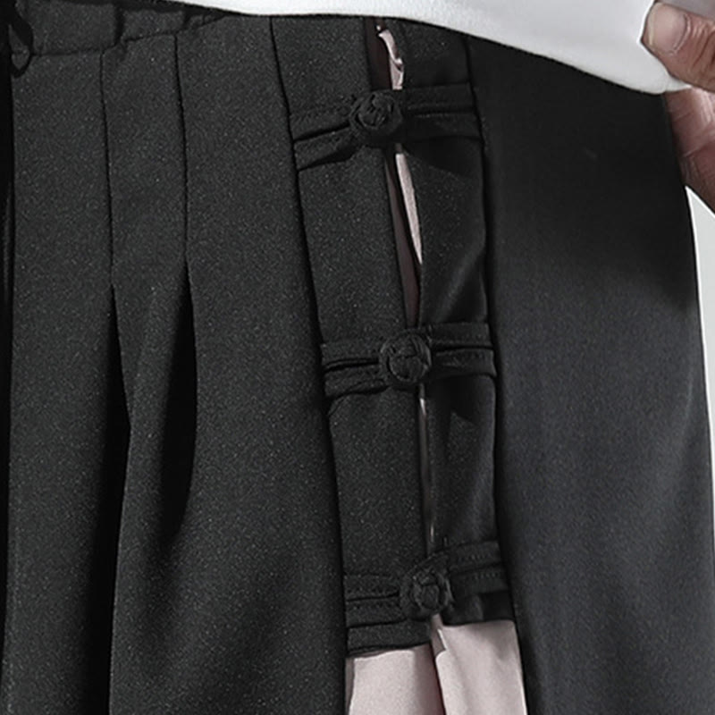 Buddha Stones 山と川の柄 メンズ ワイドレッグパンツ ポケット付き - image 7