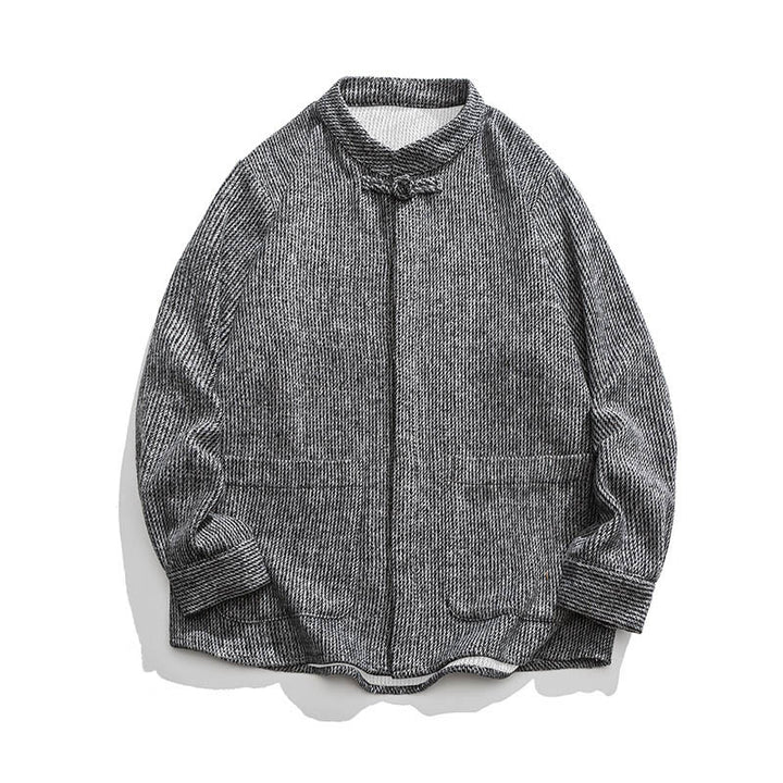 Buddha Stones無地 フロッグボタン 長袖 メンズ コットン コーデュロイ ジャケット ポケット付き - image 31