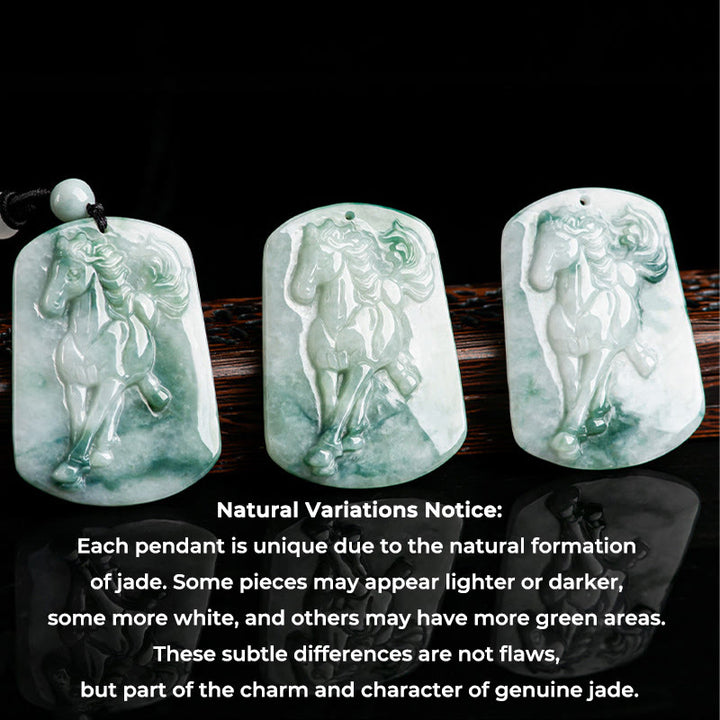 Buddha Stones年翡翠 豊穣 ロープネックレス ペンダント - image 8