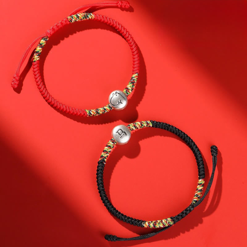 Buddha Stones 999スターリングシルバー 中国十二支 馬チャーム赤紐強さ 編み込みブレスレット - image 12
