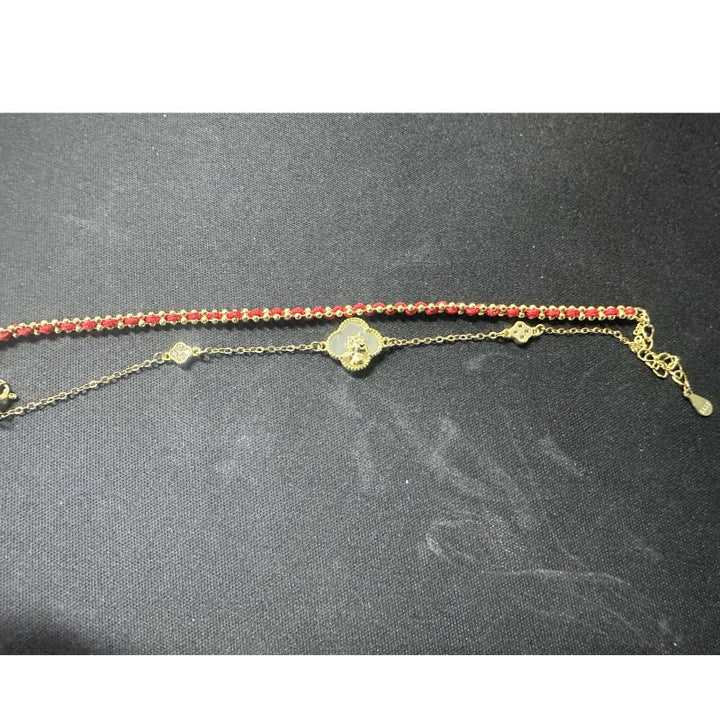 Buddha Stones 925スターリングシルバー 馬 四つ葉のクローバー 赤瑪瑙 和田翡翠 自信のブレスレット - image 9